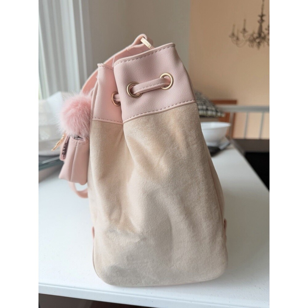 Juicy Couture New Love Chapter Tote daydreamer Bag Purse Buff Beige Tan NWT - Picture 6 of 8
